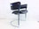 Chrome Leather Chair Design Vittorio Introini for Mario Sabot 60s 70s