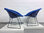 2 Diamond Chairs Design Harry Bertoia für Knoll International 50er 60er Jahre